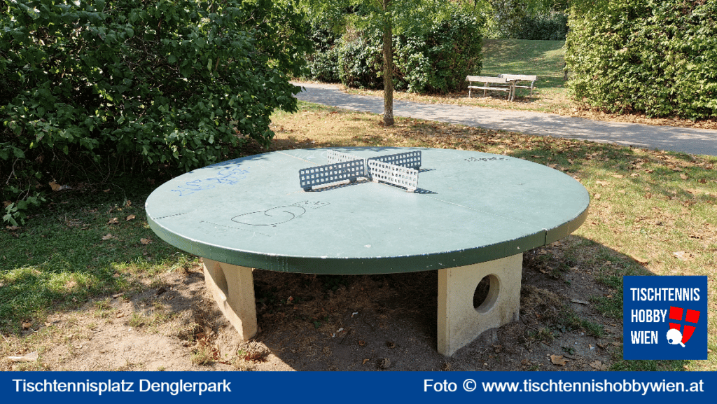 Tischtennis in Wien Floridsdorf erleben, dieses Mal im Denglerpark. Tischtennis verbindet Menschen. Einzigartig!