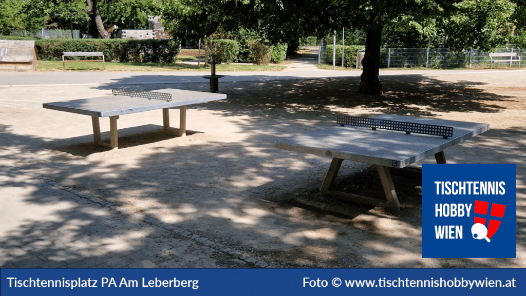 Tischtennistische finden in Wien Simmering, dieses Mal in der Parkanlage Am Leberweg. Tischtennis verbindet Menschen - Tischtennis Hobby Wien