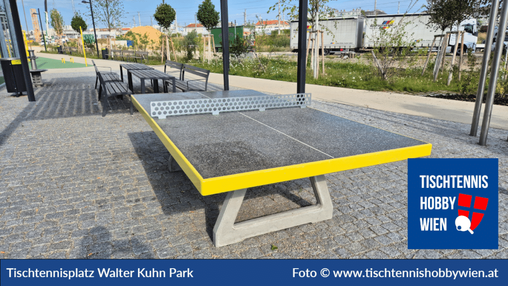 Tischtennistische finden in Wien Favoriten, dieses Mal im Walter-Kuhn-Park. Tischtennis verbindet Menschen - Tischtennis Hobby Wien #wienspielttischtennis