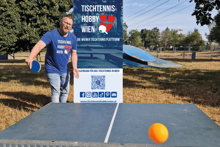 Tischtennis Hobby Wien - Die Wiener Tischtennis Plattform, gegründet im Jahr 2020 als Idee sich spontan Treffen zu vereinbaren. 2023 ist diese Plattform die größte Wiener Tischtennis Plattform um Spielpartner/innen zu finden.