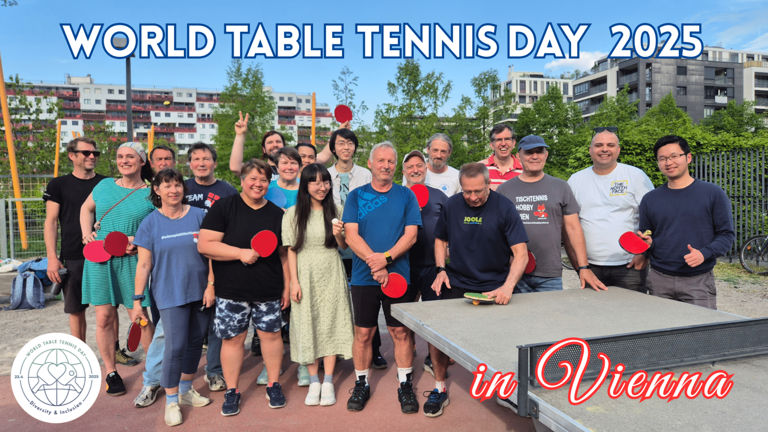 Wien feiert den World Table Tennis Day 2025 und Tischtennis Hobby Wien freut sich auf rege Begeisterung