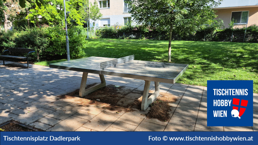 Tischtennistische finden in Wien Rudolfsheim, dieses Mal im Dadlerpark. Tischtennis verbindet Menschen - Tischtennis Hobby Wien #wienspielttischtennis