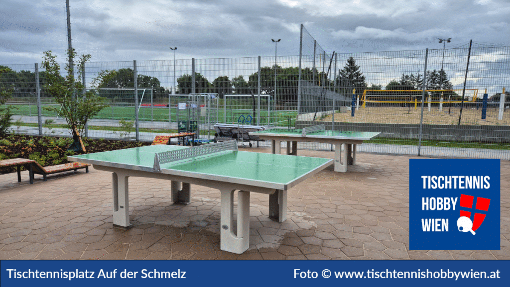Tischtennistische finden in Wien Rudolfsheim, dieses Mal auf der Schmelz. Tischtennis verbindet Menschen - Tischtennis Hobby Wien #wienspielttischtennis