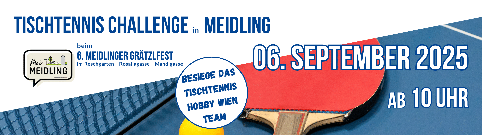 Die ultimative Tischtennis-Challenge in Wien-Meidling: Schaffst du es, das Tischtennis-Team von Tischtennis Hobby Wien an der Platte zu besiegen? Wir freuen uns auf dich!