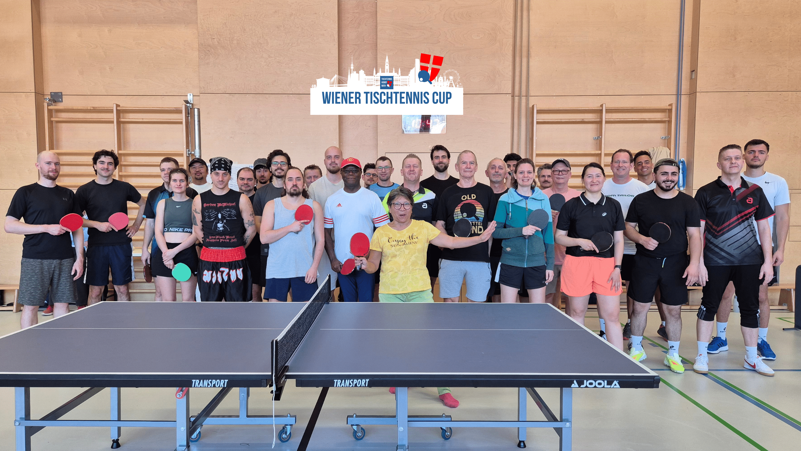 Wiener Tischtennis Cups 2026 in der Tischtennis-Halle von Tischtennis Hobby Wien