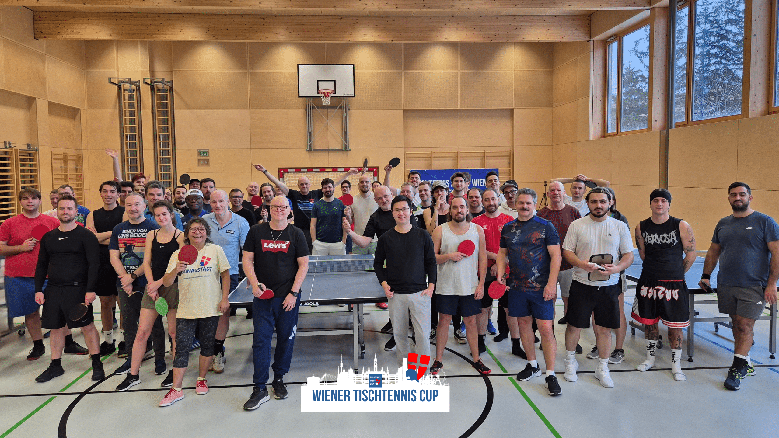 Der Wiener Tischtennis Cup als zentrales Highlight von Tischtennis Hobby Wien: Die Begeisterung für Tischtennis neu entfacht wird.