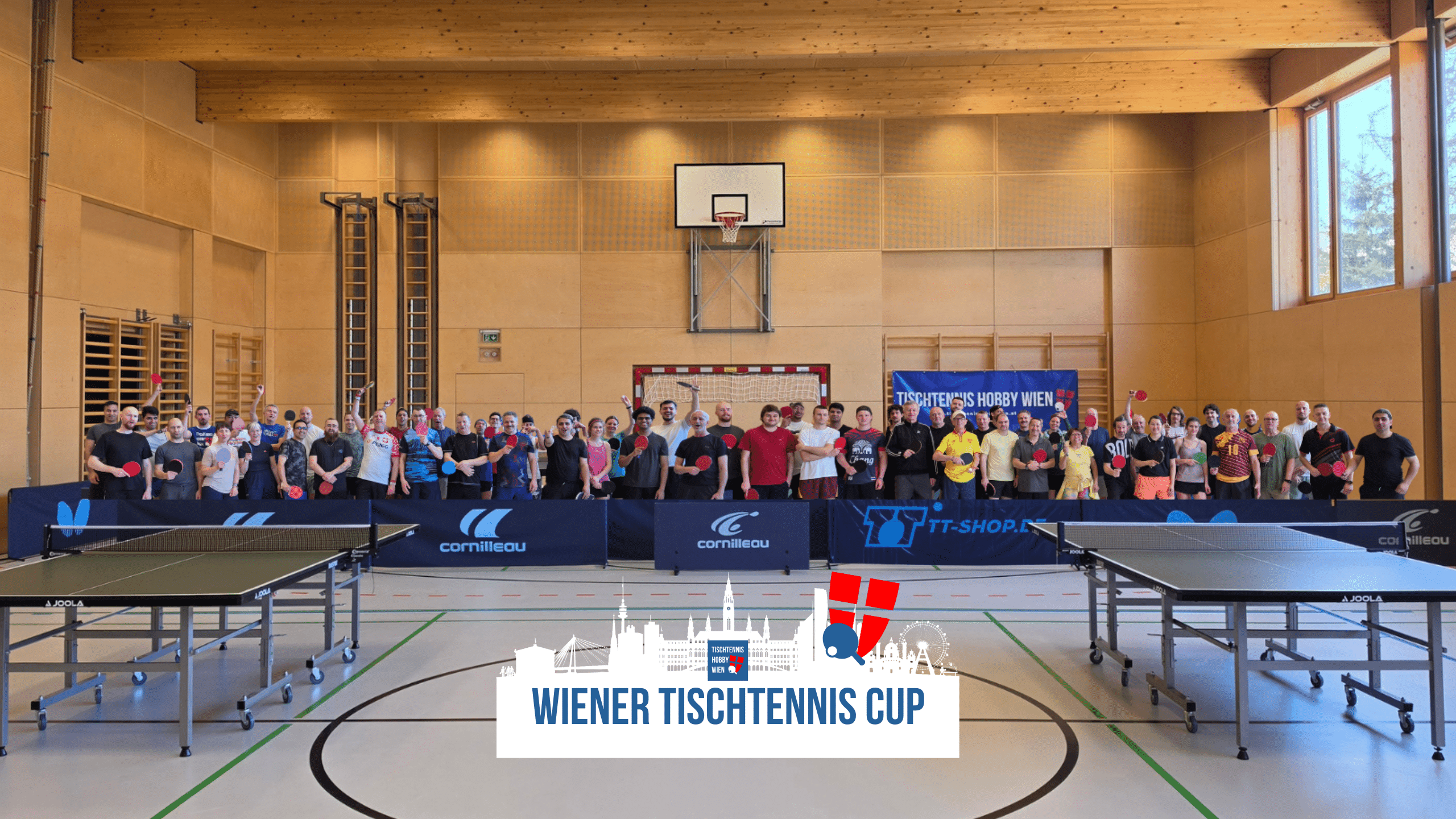 Neuer Teilnehmerrekord beim Wiener Tischtennis Cup 2026 – so viele Spieler:innen wie noch nie in unserer Halle!
